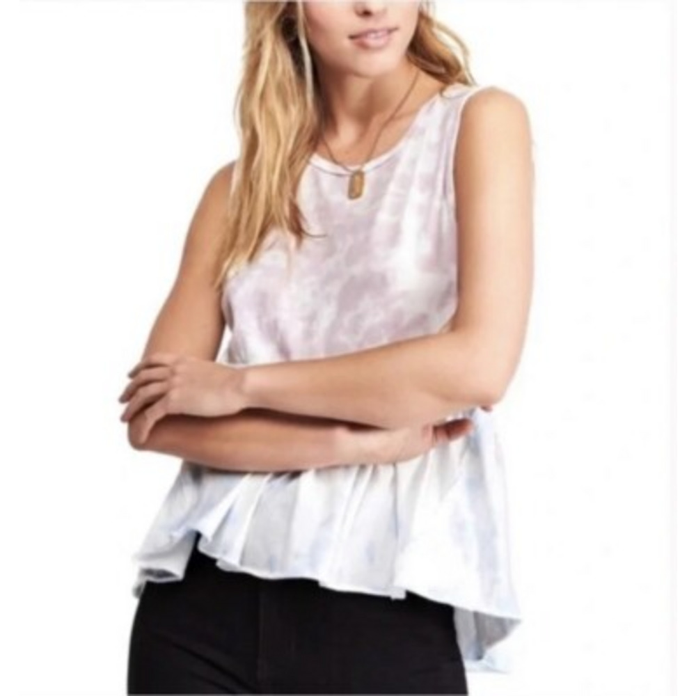 FP We The Free Free People Tie Dye Anytime Tank Barely There Combo size S Small